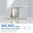 8 in. Widespread Double Handles Waterfall Spout Bathroom Sink Faucet with Pop-up Drain Kit-102710673