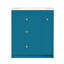 Meuble-lavabo 30 po avec lavabo en céramique, meuble-lavabo simple autoportant avec quatre tiroirs, meuble de rangement moderne pour la salle de bain, idéal pour la maison