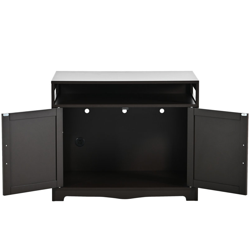 Meuble pour litière pour chat avec 2 portes, fiche et bien faite, maison multifonctionnelle, grande table de salle de bain intérieure en noyer l 31,5 po x P 20 po H 26 po