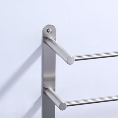 Stainless Steels Bathroom Wall Mounted Single Towel Holders with Installation Hardware