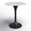 Flow Side Table With High Gloss White Ceramic Top And High Gloss Base-101898377