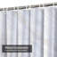 Rideau de douche Marble Black Tile-1250623969