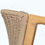 Ensemble de 5 chaises d'extérieur en bois d'acacia, 1 table et 4 chaises, teck et beige