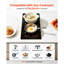 Plaque de cuisson électrique, 12 po, 2 brûleurs, surface de cuisson portative en céramique 1800 W, commande tactile, 9 niveaux de chaleur, 120 V