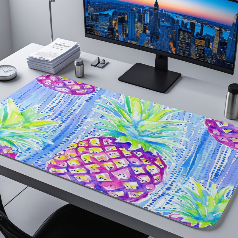 Polyester Desk Pad, 31.5x15.5