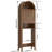 Arched Over The Toilet Storage With Fluted Doors, Small Bathroom Cabinet With Adjustable Shelf-1086076993