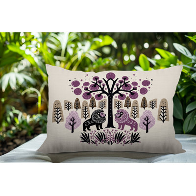 Oreiller rectangulaire intérieur / extérieur Comas Lion