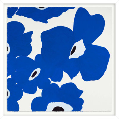 Poppy Dreams Blue Print by H. Scott