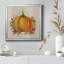«Pumpkin in Fall», peinture sur toile encadrée-732480612-732480603