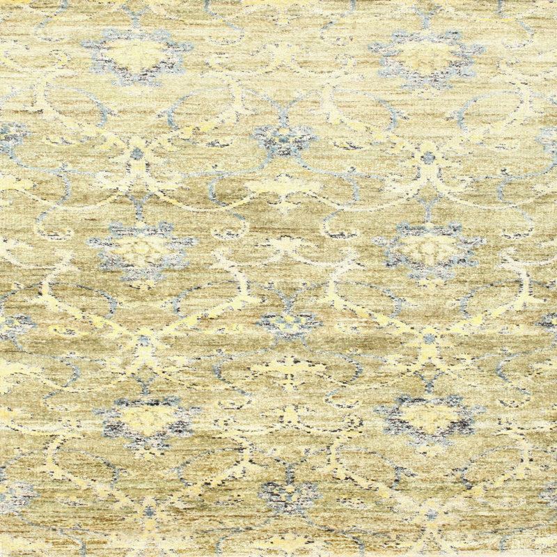 Floral Indoor Rug, Square 5'