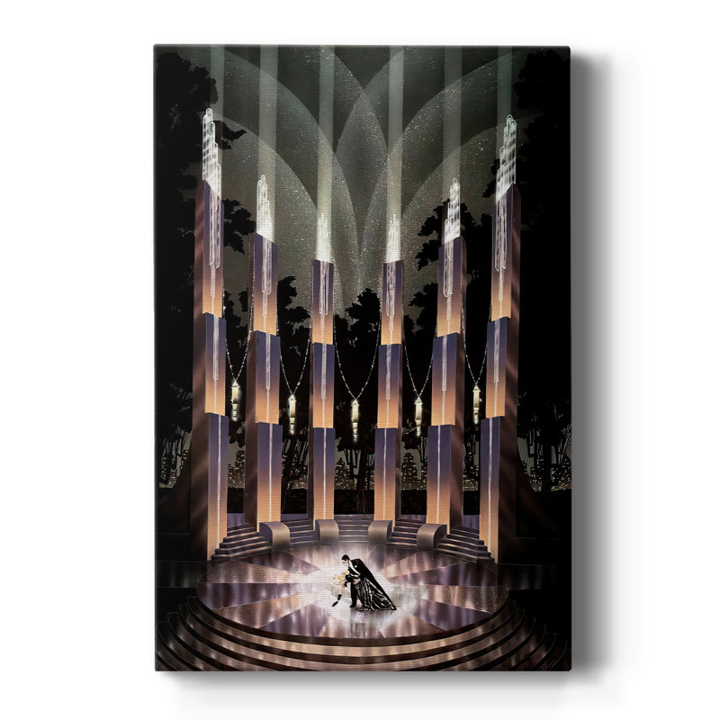Nocturne - Galerie Cavas sur mesure, H 27 po x l 18 po