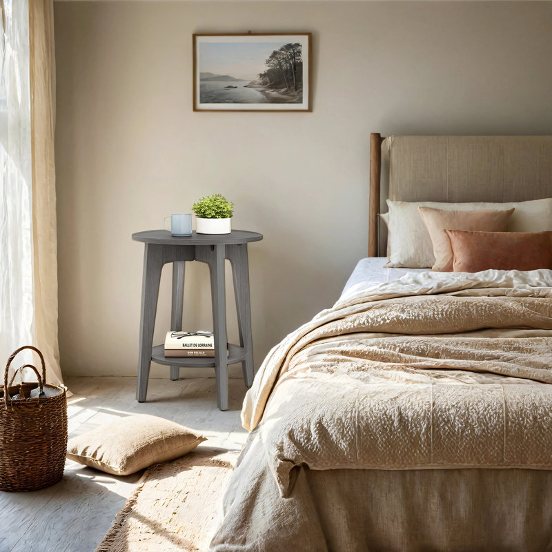 Side Table, Smoky Gray