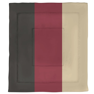 Polyester Box Stitch Striped Comforter