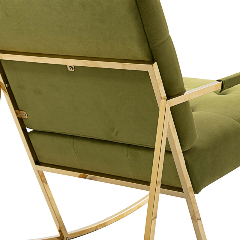 Chaise berçante, Vert