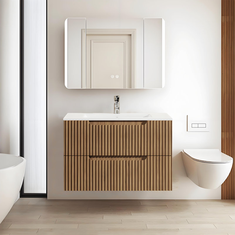 Armoire de salle de bain flottante 30 po