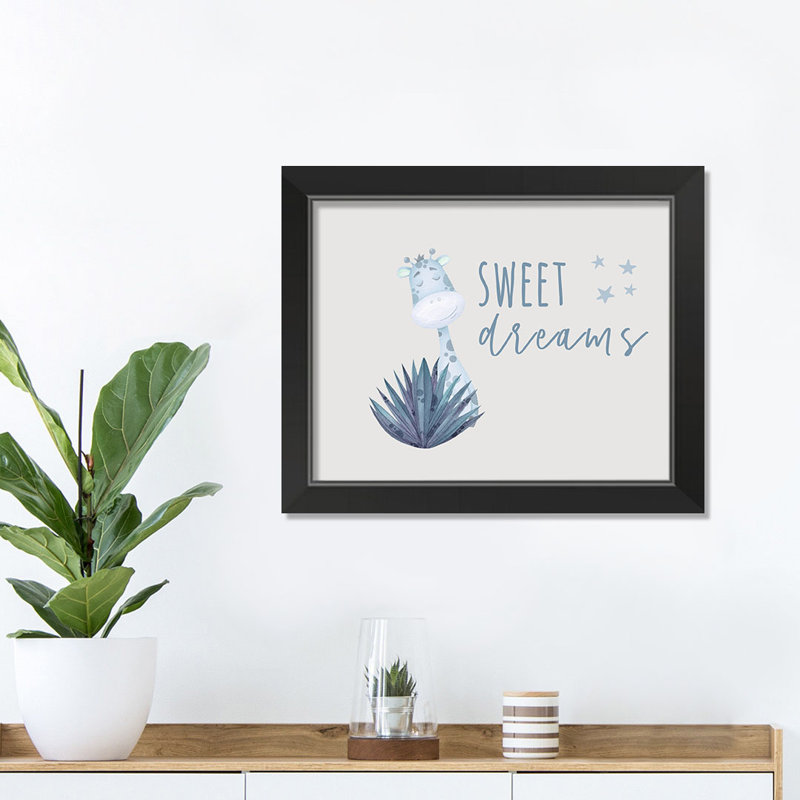«Sweet Dreams», art encadré, H 14 po x l 11 po x P 1 po