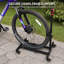 Support de vélo à roulettes réglable pour VTT 20-24 et 26-27 pouces et vélos de route 650C-700C avec roulettes verrouillables pour garage
