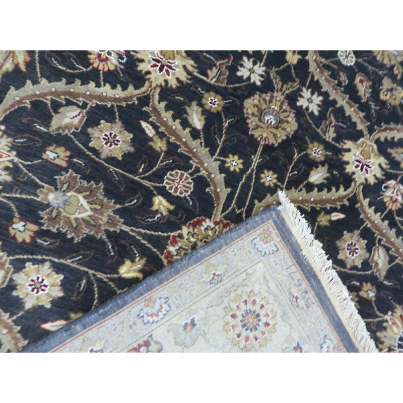 Tapis de zone de tapis de couloir 4 pi 3 po x 11 pi 9 po one-of-kind-noué la main Stith