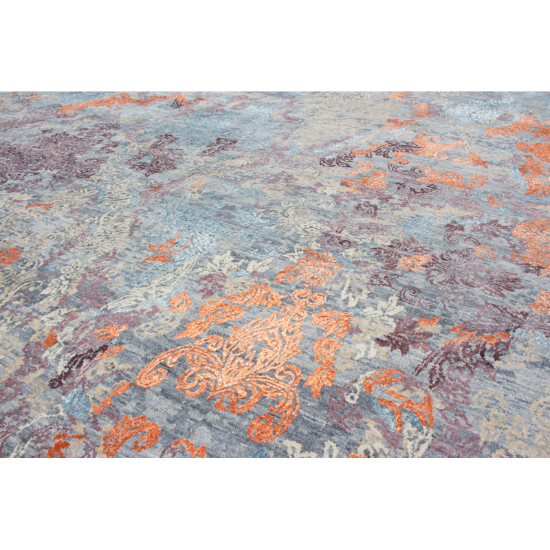 Fanciful Hand Knotted Area Rug