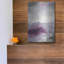 «Midnight At The Lake II Amethyst Grey Crop» par Mike Schick, art mural en métal-1386489102