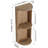12" Bathroom Wall-Mounted Storage Rack, Float Mounting Design,(KD-Packing)-683755487