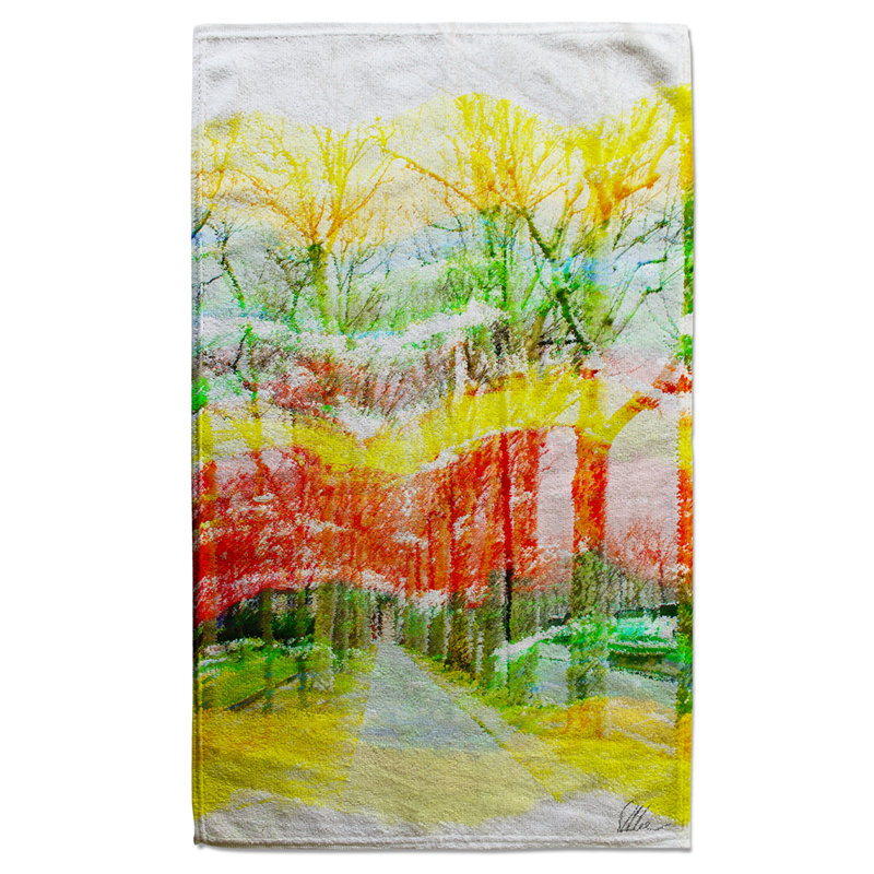 Neilah Polyester Shower Curtain Set