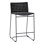 Forbes Indoor-Outdoor Flat Rope and Iron Counter Stool