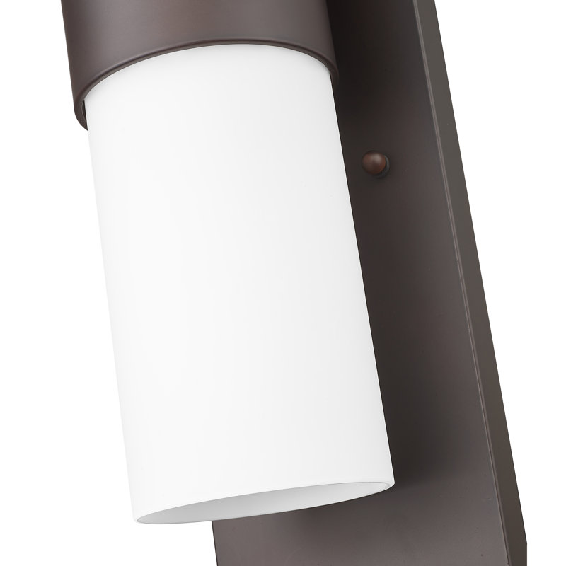 Plafonnier encastré d'extérieur 16 po Donegal, Bronze frotté à l'huile, Givré