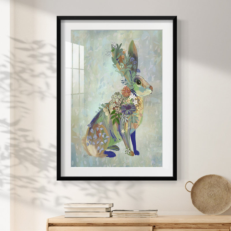 Kimbria - Toile tendue avec châssis, 28.5" H x 20.5" W, Noir