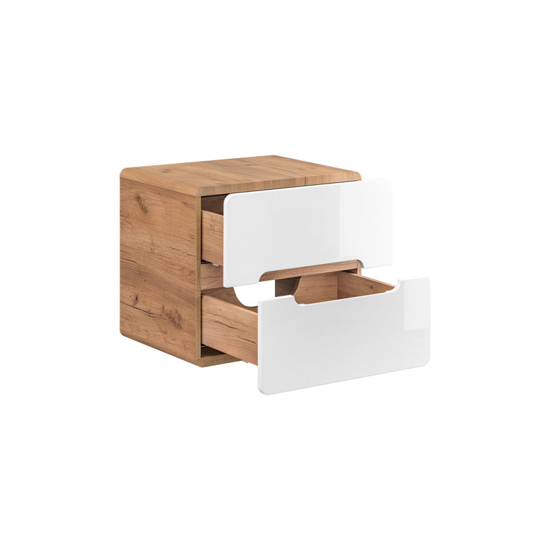 Abdelkareem 60cm Bathroom Vanity Base Only in Natural/White