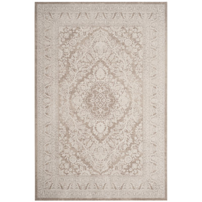 Calidia Oriental Beige/Cream Area Rug