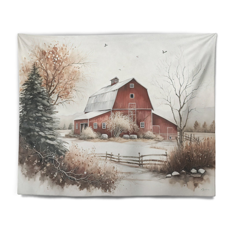 Tapisserie en polyester, H 50 po x l 60 po