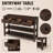 Cabras Console Table with Two Open Shelves, storage credenza, sideboards and buffets-2001369834-1892001211-1917364806