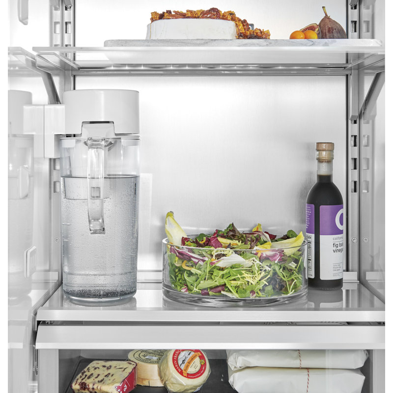Monogram Premium Column Pair: 24" W Freezer Column + 24" W Refrigerator Column, Panel Ready, No, Minimalist