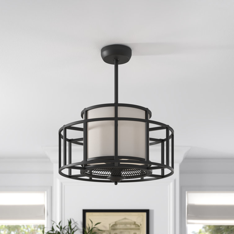 Corinne 26" 4-Light Fandelier with Remote Control