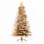 Arbre de Noël enneigé 7,5 pi avec 500 lumières DEL et 1264 branches pour un décor festif