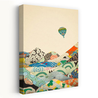 Landscape Pattern #1 Contemporary Landscape Nature Wall Art Print 1 Piece Wrapped Canvas Wall Art