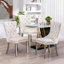 Dining Chairs, Upholstered High-end Tufted Dining Room Chair with Nailhead Back Ring-511006616-511006619-531111163