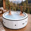 Garden Sanctuary 130 - Jet Polyvinyl Chloride (PVC) Round Standard (Hardwired) Hot Tub in White