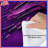 Purple Fluid Abstract Comforter-126342893