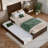 Avdesh Solid Wood Sleigh Trundle Extra Bed-1789888717-1789888716