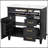 36"MDF Bathroom Vanity With Ceramic Sink-821990464