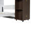 Grand lit escamotable mural avec portes de rangement-650650348