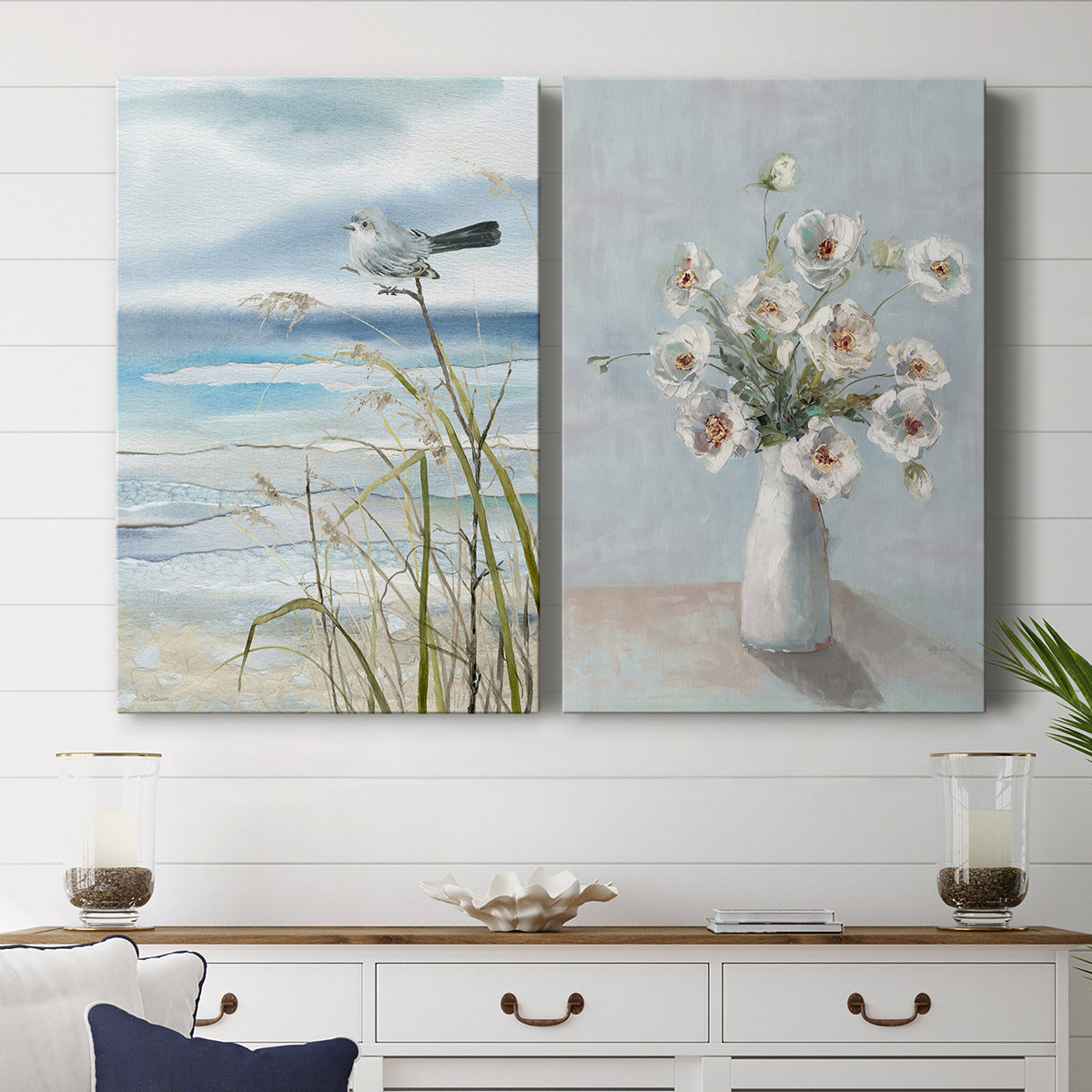 Beachcrest Home™ Seaside Rest II-Premium Gallery Wrapped Canvas -Ready ...