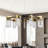 Sorrento 27-in Ring 9-Light Height Adjustable ETL Certified Integrated LED Circular Chandelier