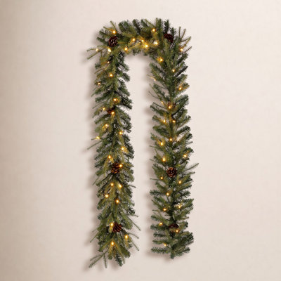 Ernberg 108" Pre-Lit Christmas Garland