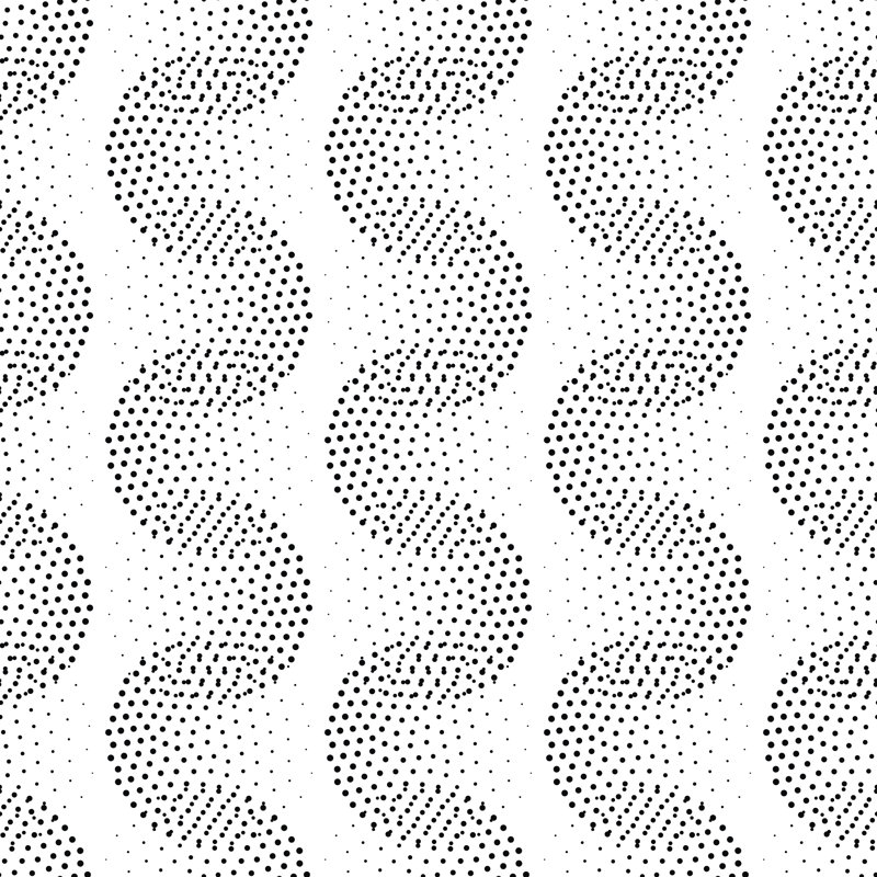 Impression sur toile tendue, motif géométrique Nemecio, H 12 po x l 12 po