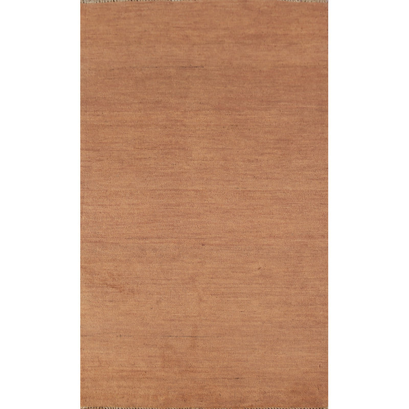 Tapis de vestibule oriental moderne en laine Gabbeh 3 x 4