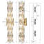 Applique murale en acier inoxydable Hornes-80246826-107465831-107465824