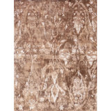 Cassina Abstract Area Rug in Brown